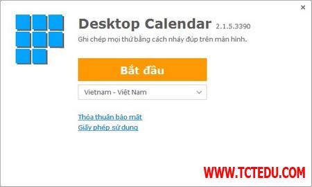 DesktopCal – Tờ lịch đa dụng và hữu ích cần có trên Windows